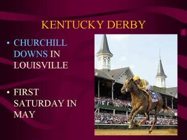 kentucky derby powerpoint|Kentucky derby ppt .
